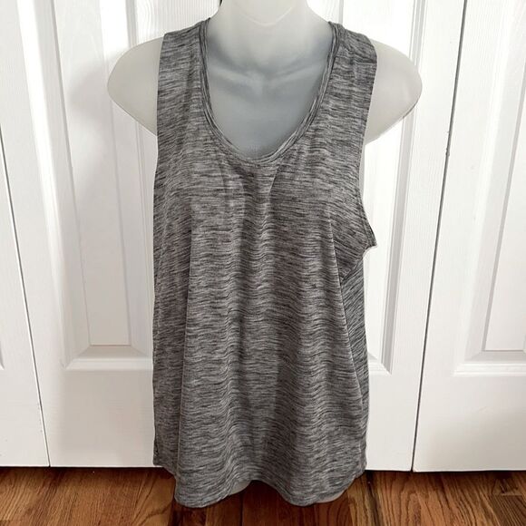 Athletic Works Racer Back Tank Heather Gray Medium M - Picture 1 of 2